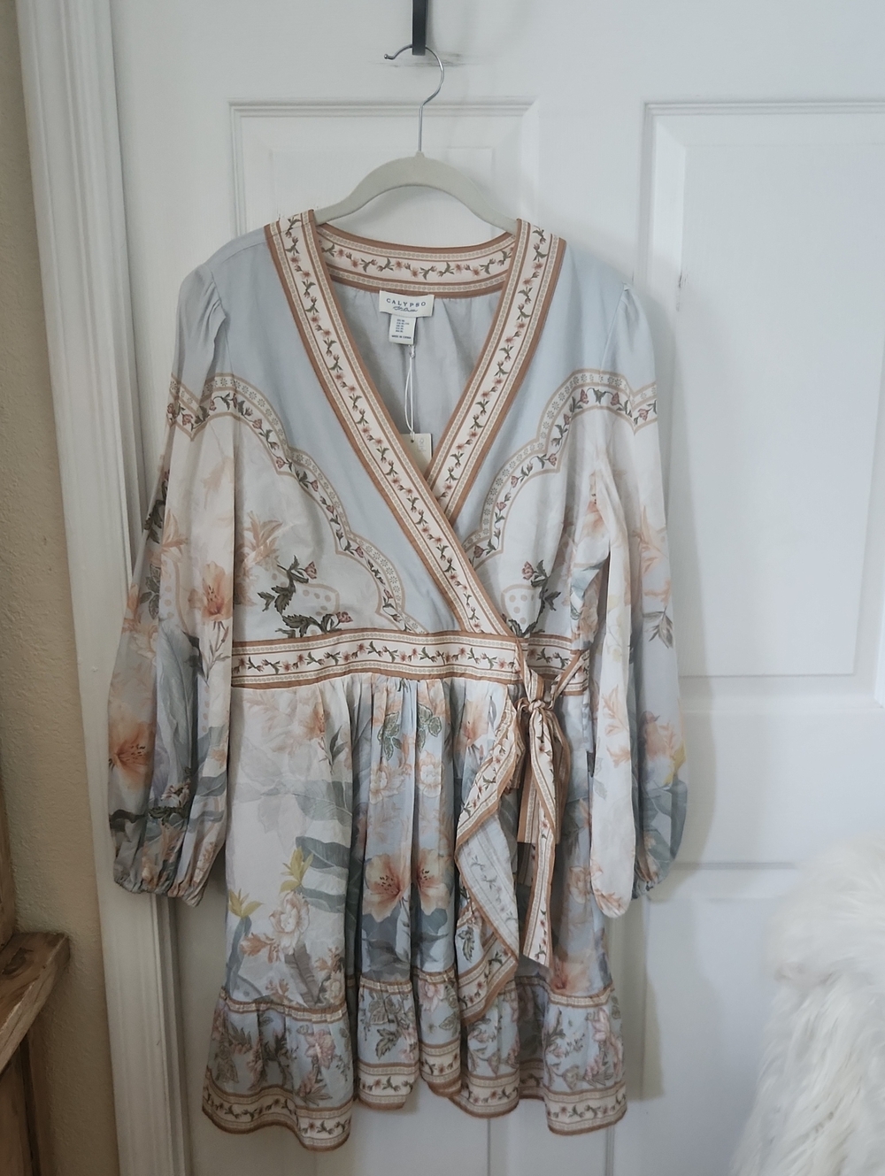 Floral Wrap Dress - SZ XL
